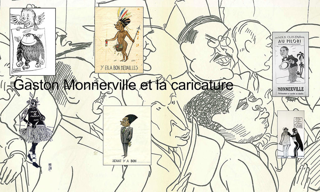 Gaston Monnerville, un homme caricaturé